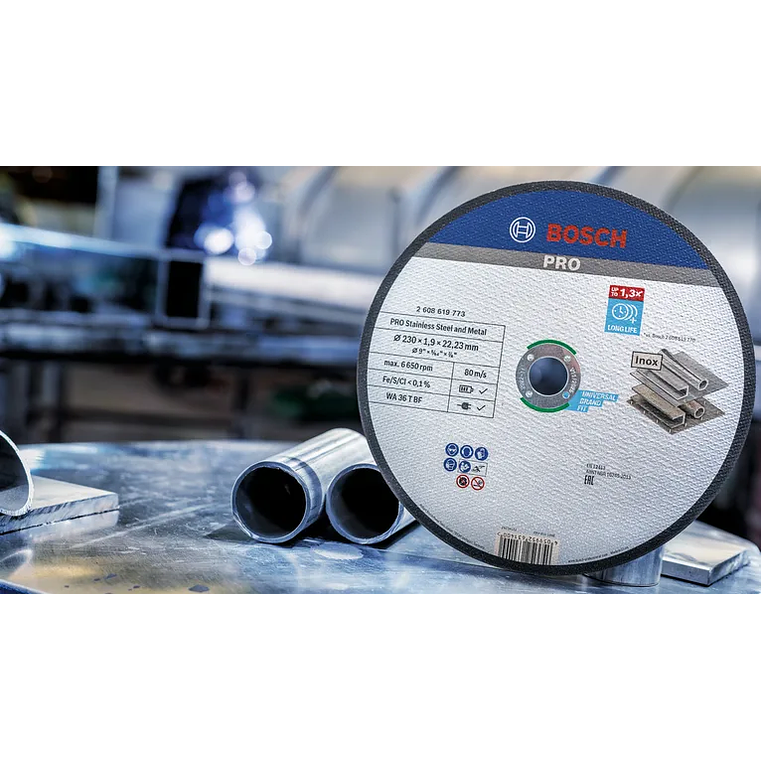 Disco abrasivo colado Ø180mm PRO Stainless Steel and Metal BOSCH 4
