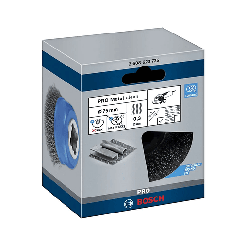 Catrabucha em copo Ø75mm PRO Metal clean BOSCH 3