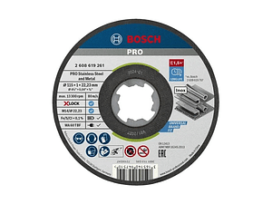 Disco abrasivo colado Ø115mm PRO Stainless Steel and Metal BOSCH 
