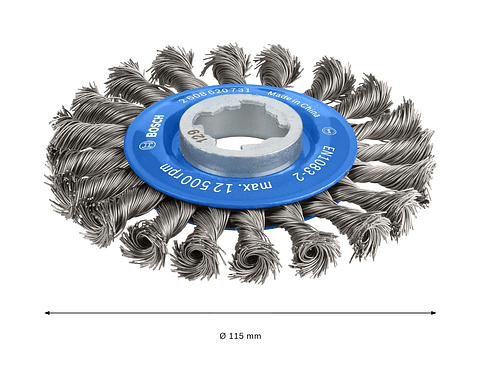 Catrabucha em disco Ø115mm PRO Metal heavy BOSCH 