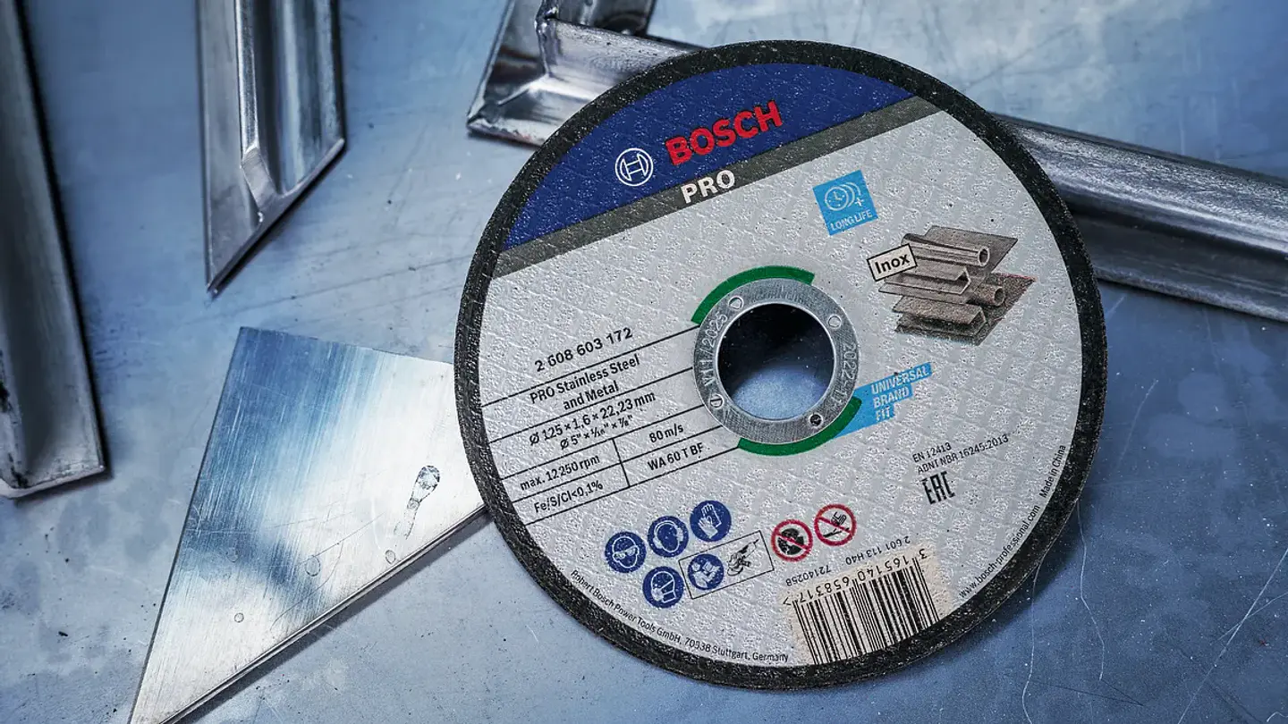 Disco abrasivo colado Ø115mm PRO Stainless Steel and Metal BOSCH  9