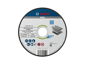 Disco abrasivo colado Ø125mm PRO Stainless Steel and Metal BOSCH