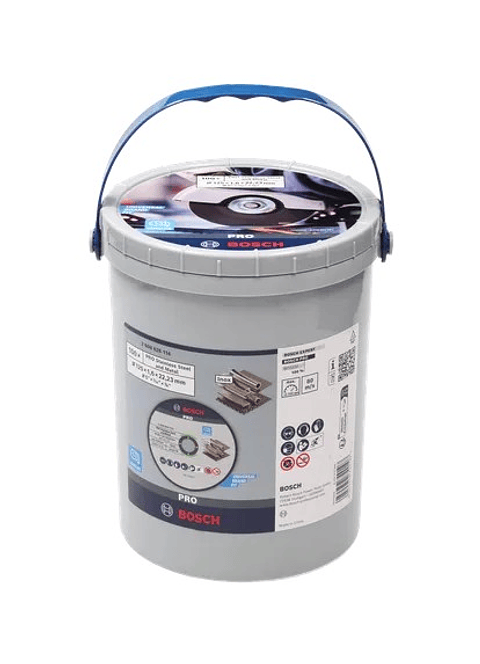Disco abrasivo colado Ø125mm PRO Stainless Steel and Metal (100 unids) BOSCH