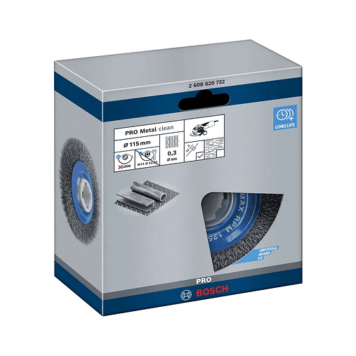 Catrabucha em disco Ø115mm PRO Metal clean BOSCH  3