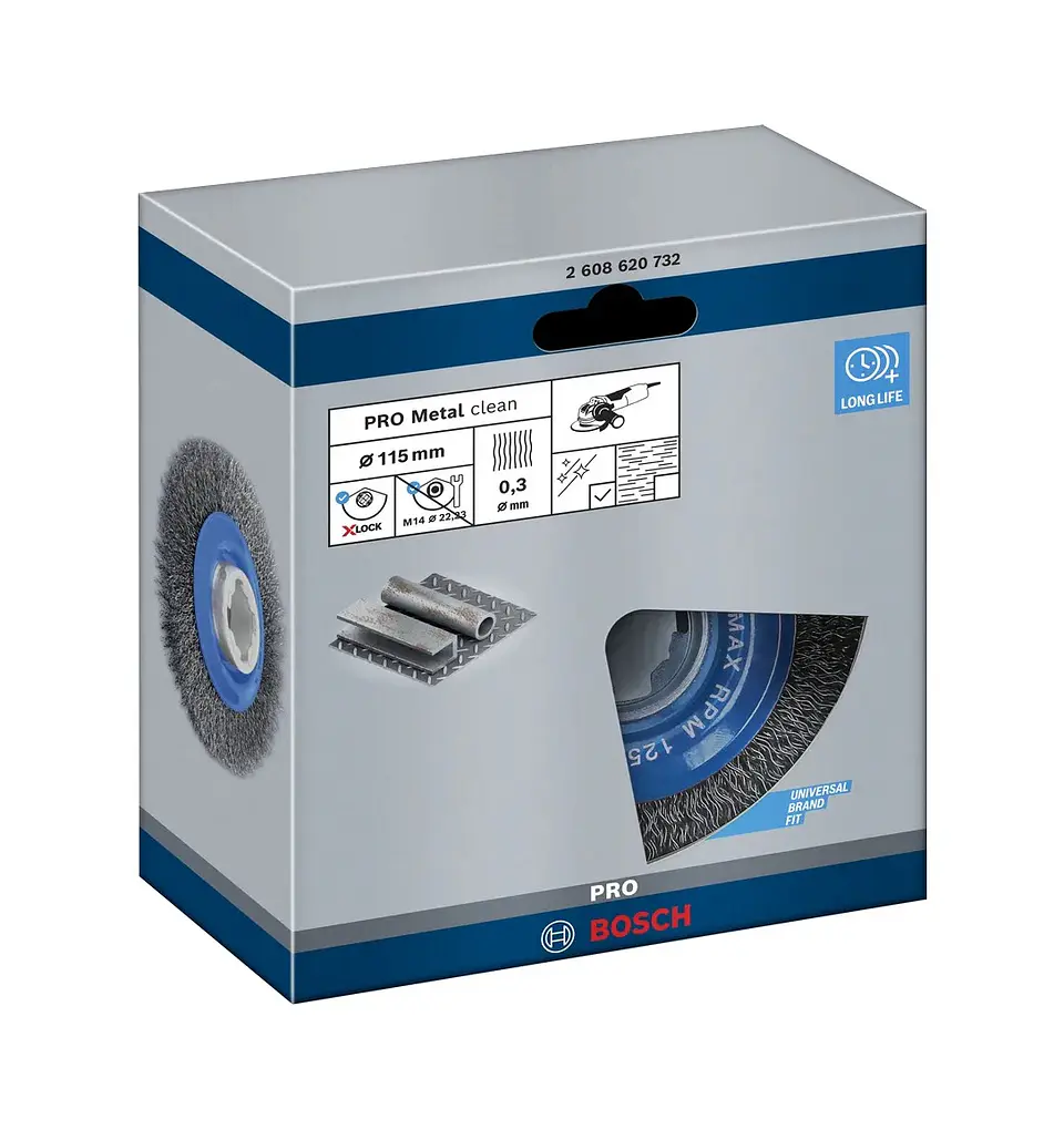 Catrabucha em disco Ø115mm PRO Metal clean BOSCH  3