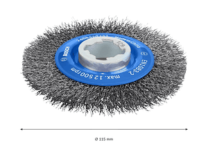 Catrabucha em disco Ø115mm PRO Metal clean BOSCH 