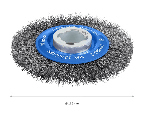Catrabucha em disco Ø115mm PRO Metal clean BOSCH 