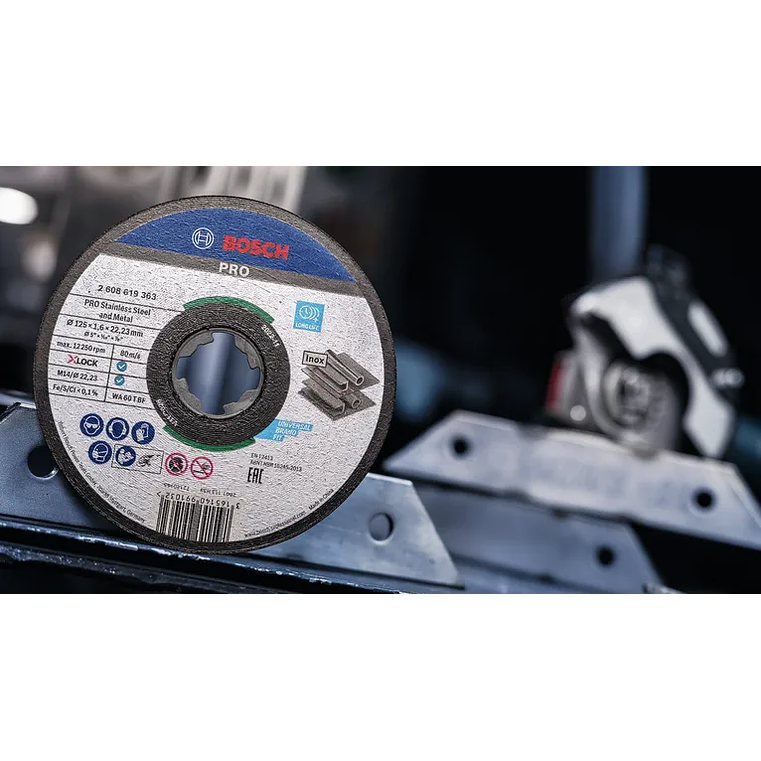 Disco abrasivo colado Ø125mm PRO Stainless Steel and Metal BOSCH 7