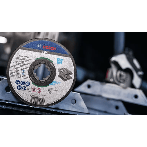 Disco abrasivo colado Ø125mm PRO Stainless Steel and Metal (10 unids) BOSCH 6