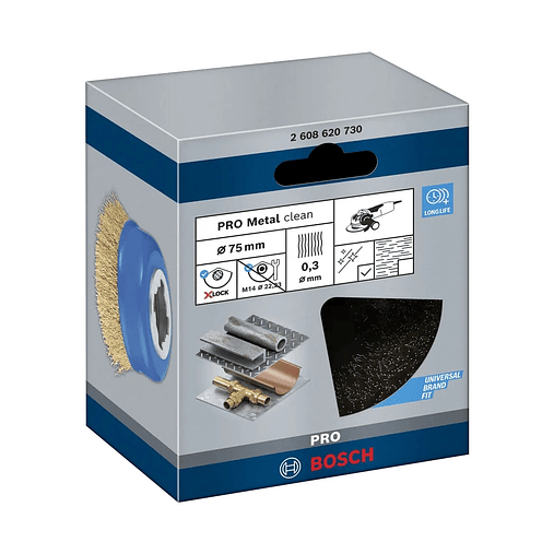 Catrabucha em copo Ø75mm PRO Metal clean BOSCH   3