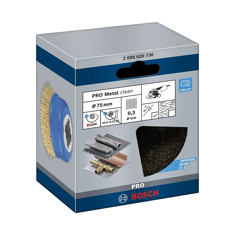 Catrabucha em copo Ø75mm PRO Metal clean BOSCH   3