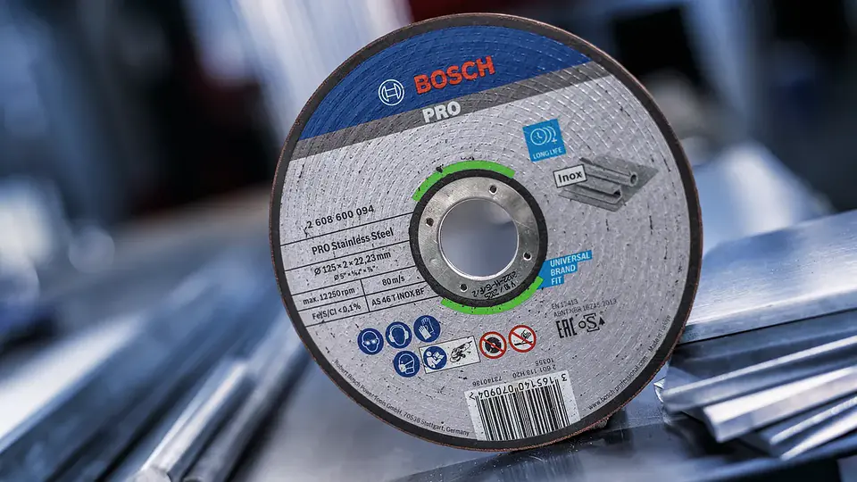 Disco abrasivo colado Ø115mm PRO Stainless Steel BOSCH  3