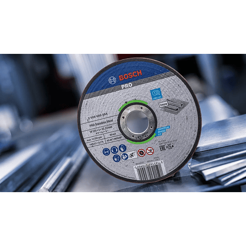 Disco abrasivo colado Ø115mm PRO Stainless Steel BOSCH  8