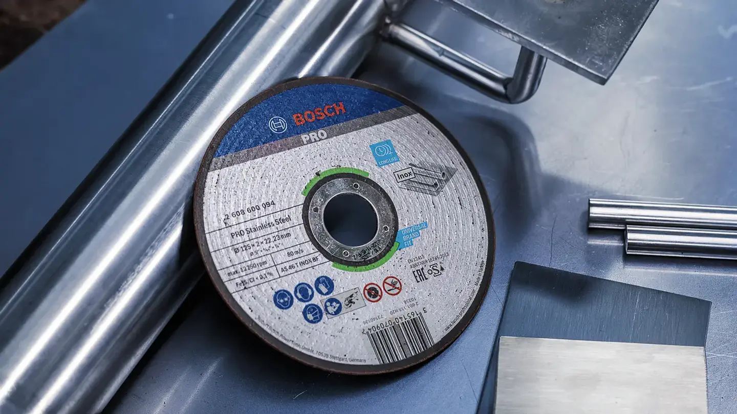 Disco abrasivo colado Ø115mm PRO Stainless Steel BOSCH  9