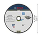 Disco abrasivo colado Ø230mm PRO Stainless Steel BOSCH  - Miniatura 2