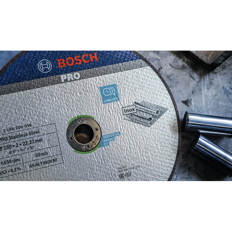 Disco abrasivo colado Ø230mm PRO Stainless Steel BOSCH  6