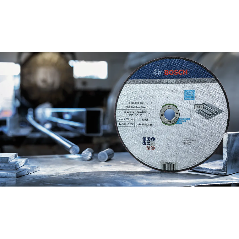 Disco abrasivo colado Ø230mm PRO Stainless Steel BOSCH  8
