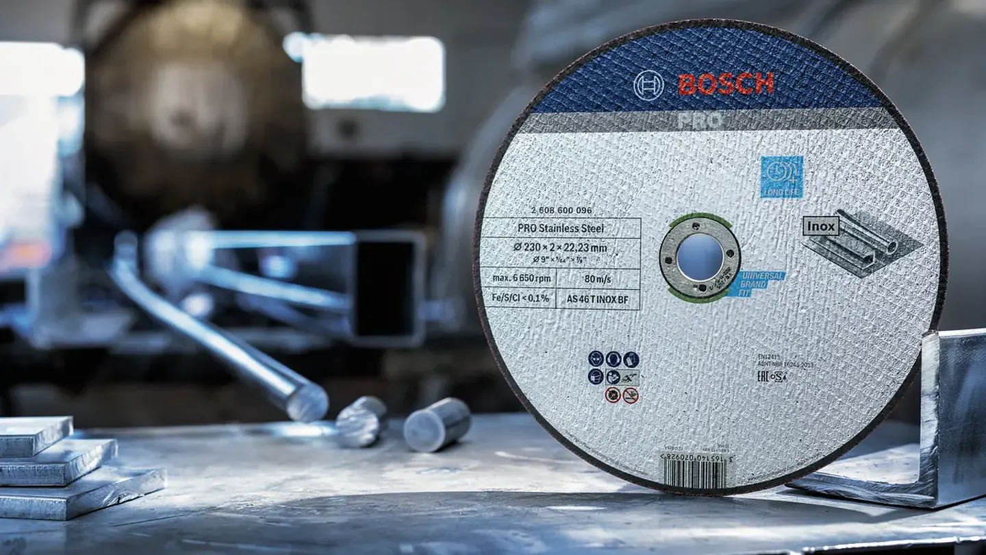 Disco abrasivo colado Ø230mm PRO Stainless Steel BOSCH  8