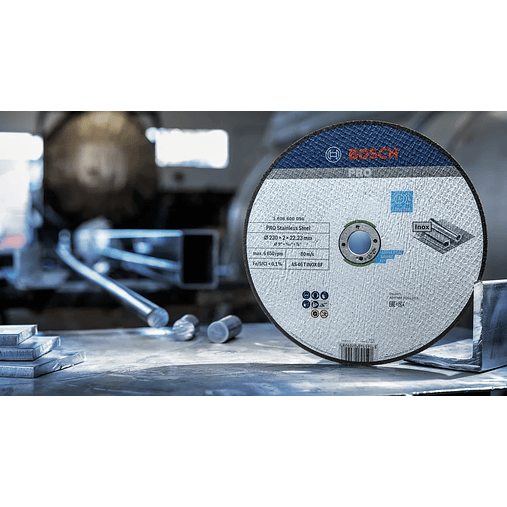 Disco abrasivo colado Ø180mm PRO Stainless Steel BOSCH 8