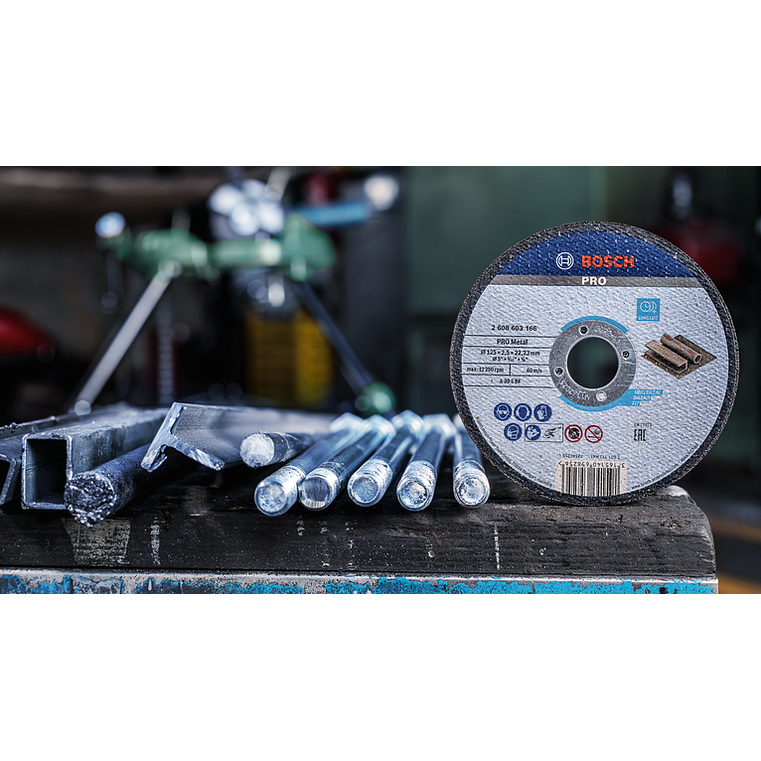 Disco abrasivo Ø125mm colado PRO Metal BOSCH 10