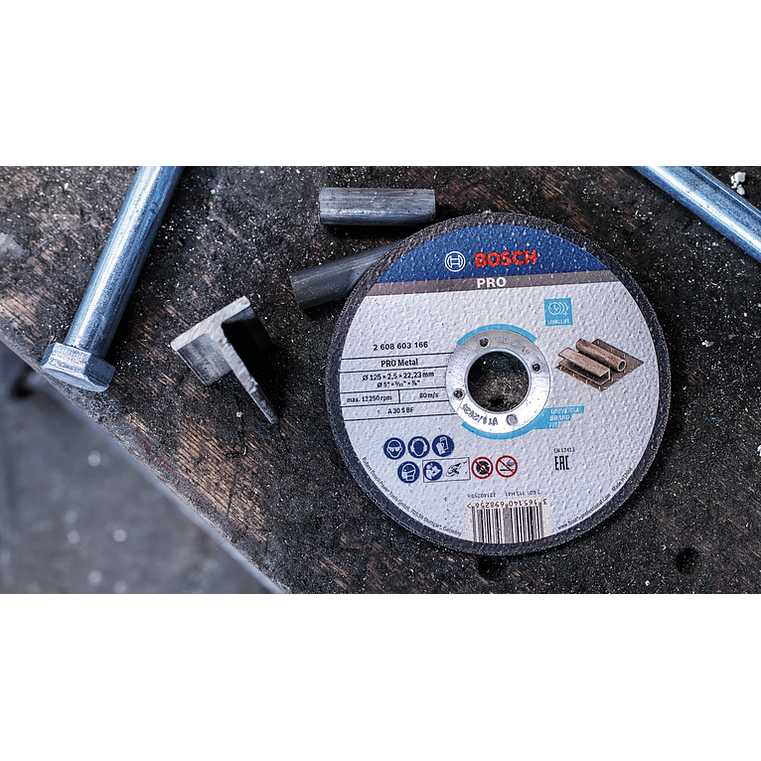 Disco abrasivo Ø125mm colado PRO Metal BOSCH 11