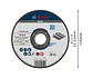 Disco abrasivo Ø125mm colado PRO Metal BOSCH - Miniatura 2