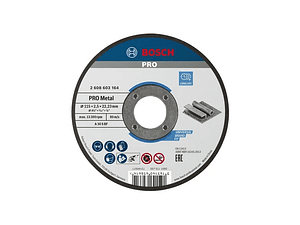 Disco abrasivo Ø115mm colado PRO Metal BOSCH