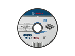 Disco abrasivo Ø125mm colado PRO Metal BOSCH