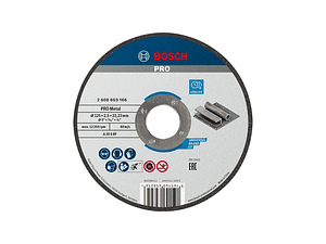 Disco abrasivo Ø125mm colado PRO Metal BOSCH 