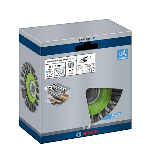 Catrabucha em disco Ø﻿115mm PRO Stainless Steel heavy BOSCH 