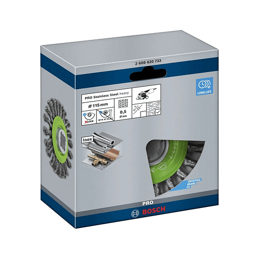 Catrabucha em disco Ø﻿115mm PRO Stainless Steel heavy BOSCH  2