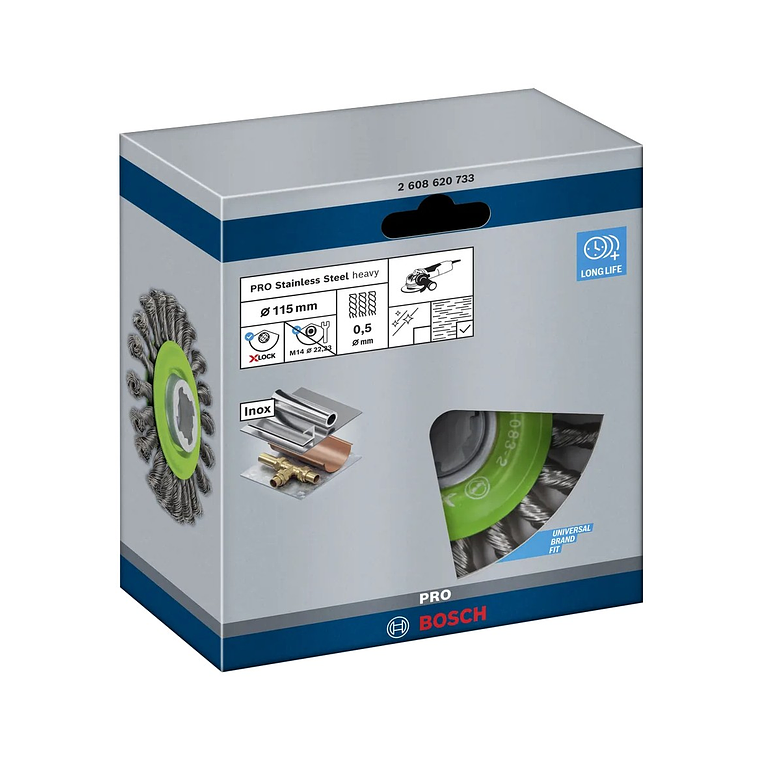Catrabucha em disco Ø﻿115mm PRO Stainless Steel heavy BOSCH  2