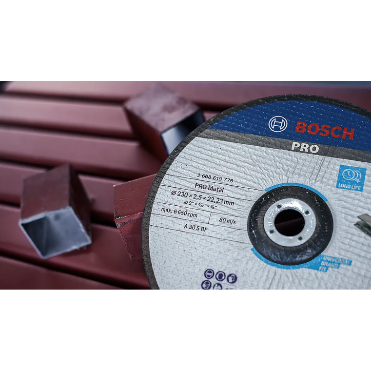 Disco abrasivo Ø230mm colado PRO Metal BOSCH  10