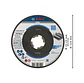 Disco abrasivo Ø115mm colado PRO Metal BOSCH - vignette 2