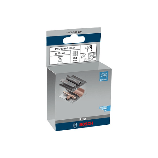 Catrabucha em copo Ø70mm PRO Metal clean BOSCH  3