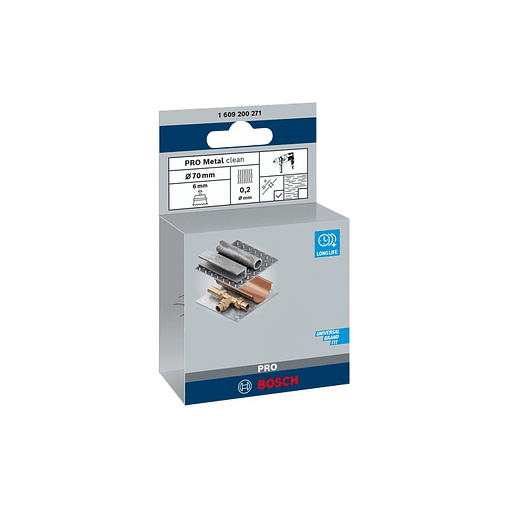 Catrabucha em copo Ø70mm PRO Metal clean BOSCH 3