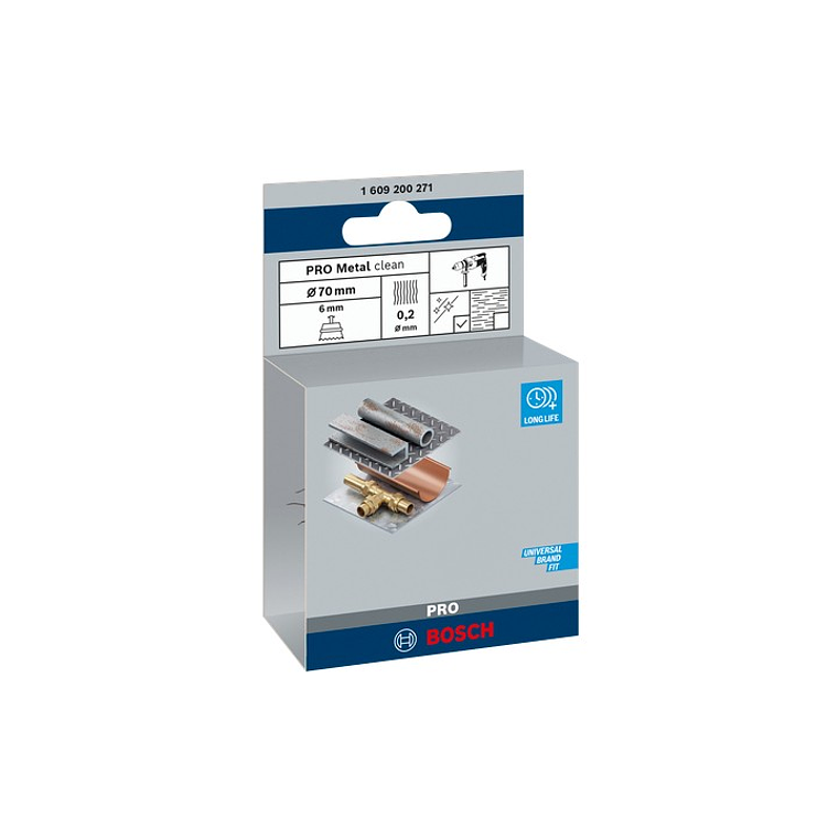 Catrabucha em copo Ø70mm PRO Metal clean BOSCH 3