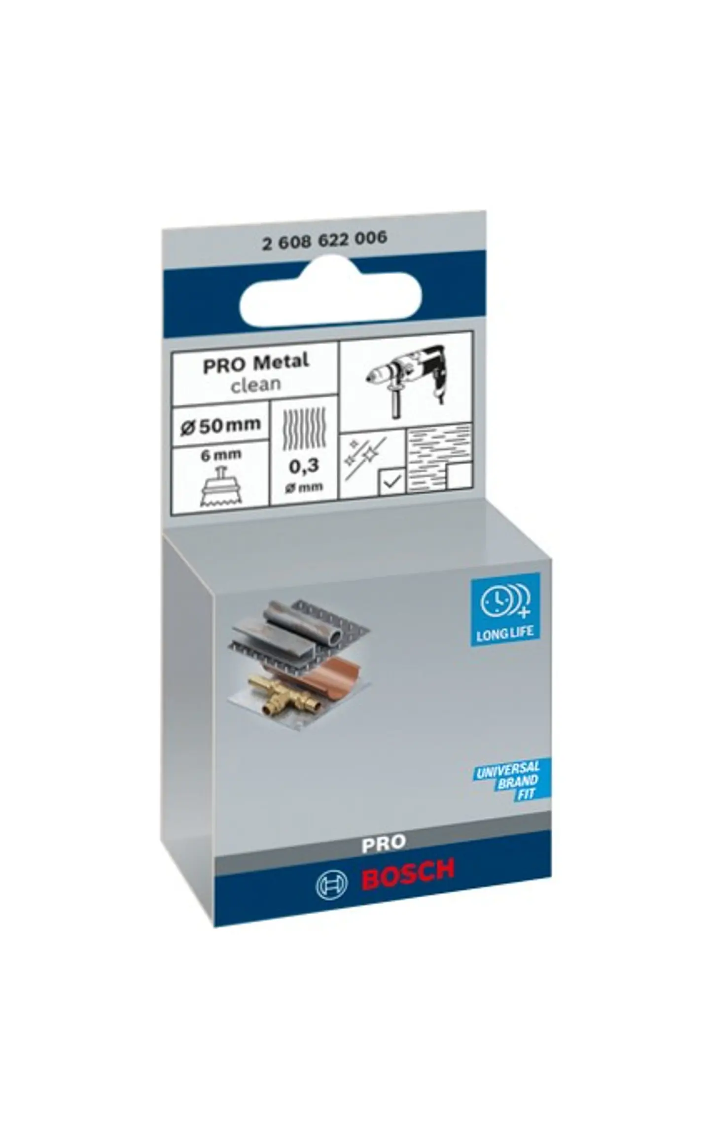 Catrabucha em copo Ø50mm PRO Metal clean BOSCH 3