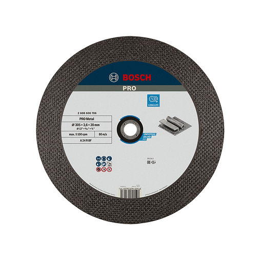 Disco abrasivo Ø305mm colado PRO Metal BOSCH  1