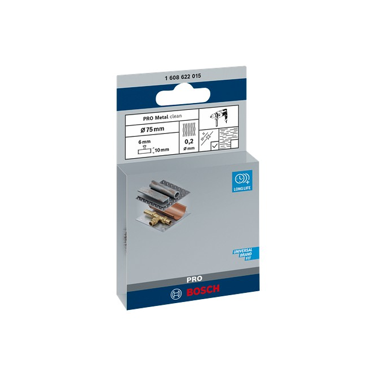 Catrabucha em disco Ø75mm PRO Metal clean BOSCH  3
