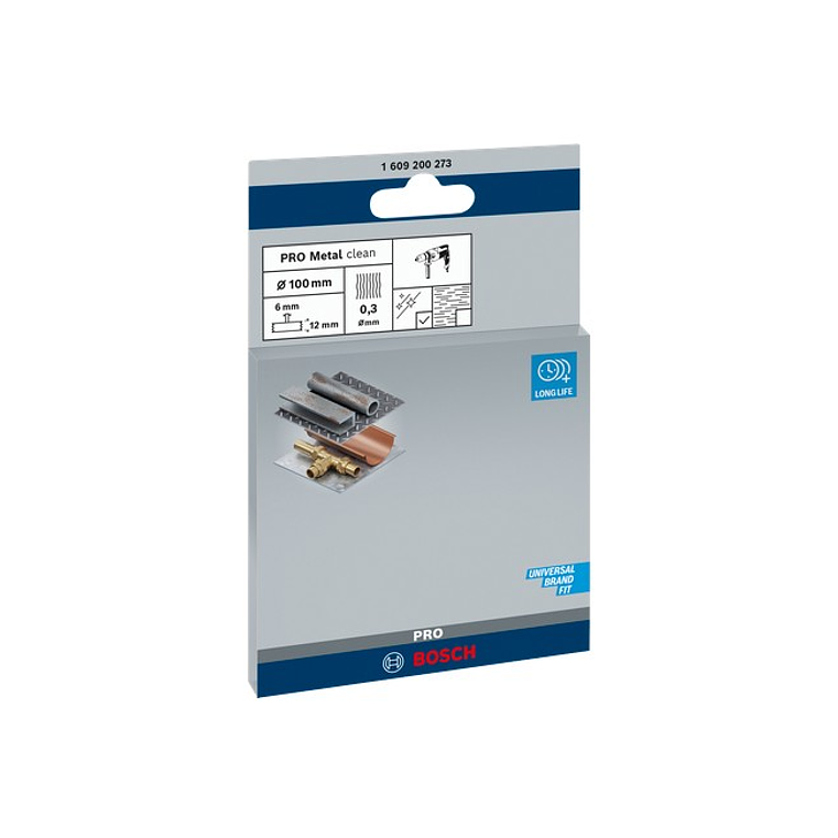 Catrabucha em disco Ø100mm PRO Metal clean BOSCH 3