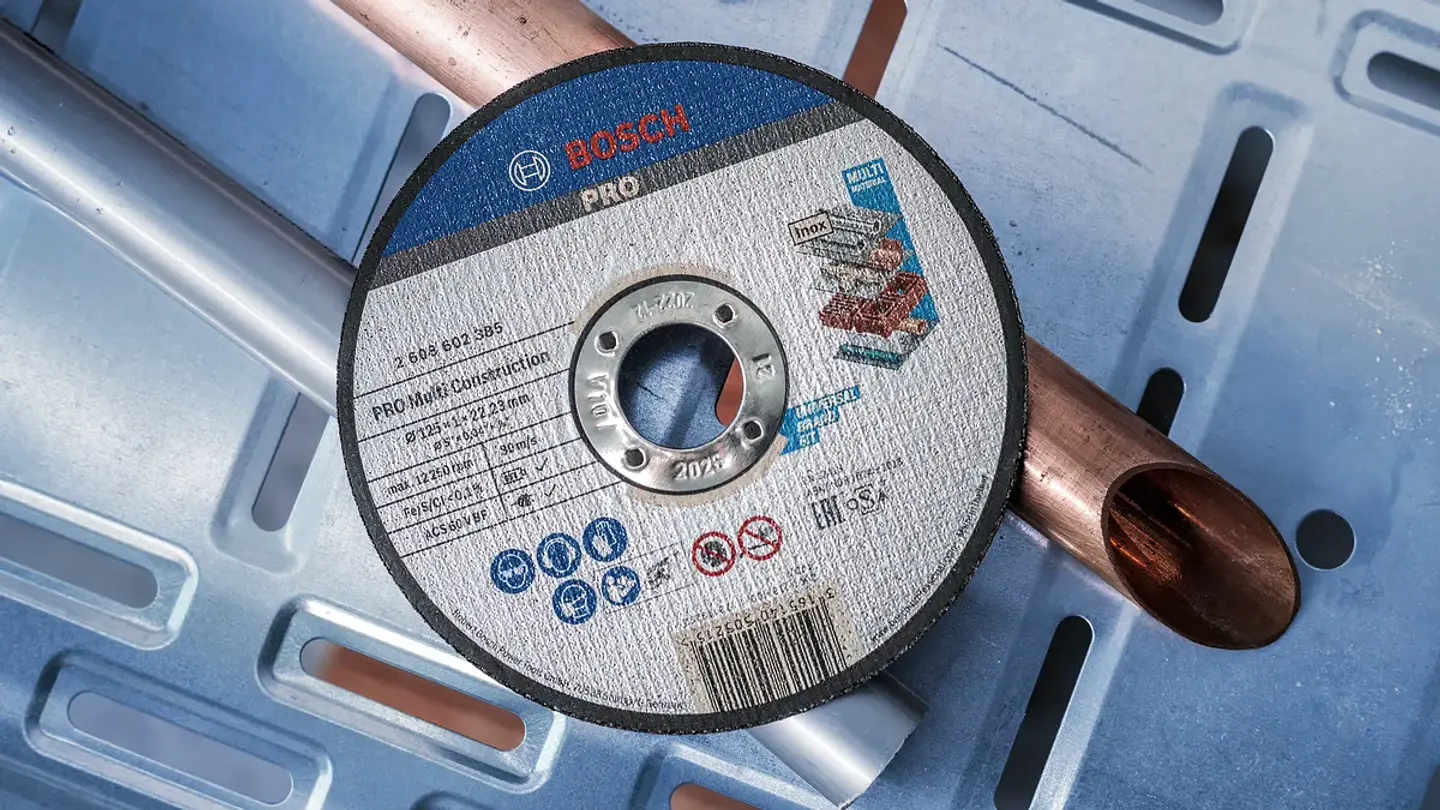 Disco abrasivo Ø125mm PRO Multi Construction colado BOSCH 7