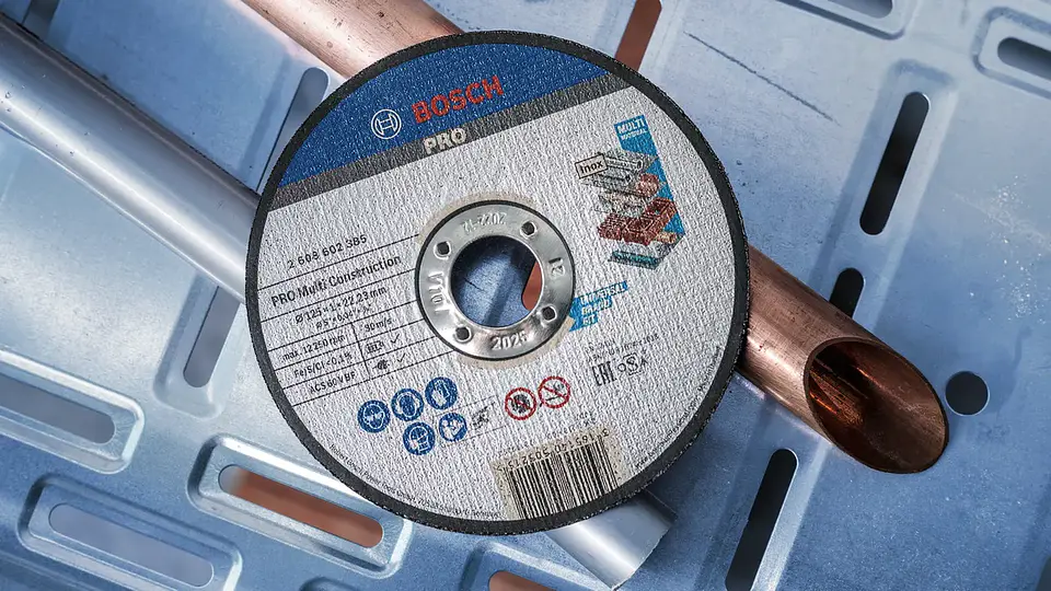 Disco abrasivo Ø125mm PRO Multi Construction colado BOSCH 7