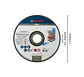 Disco abrasivo Ø125mm PRO Multi Construction colado BOSCH - vignette 2