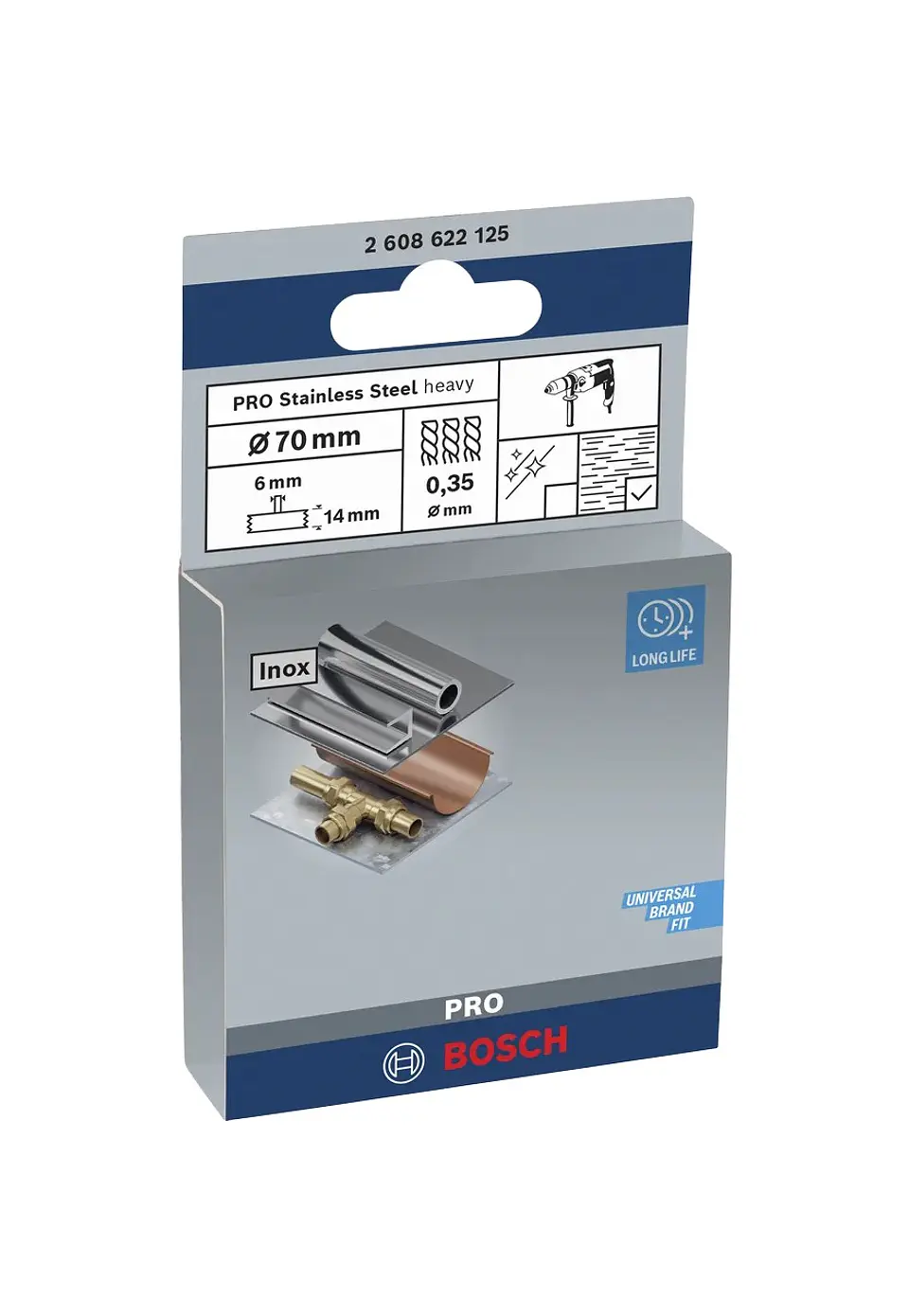 Catrabucha em disco Ø70mm PRO Stainless Steel heavy BOSCH  3