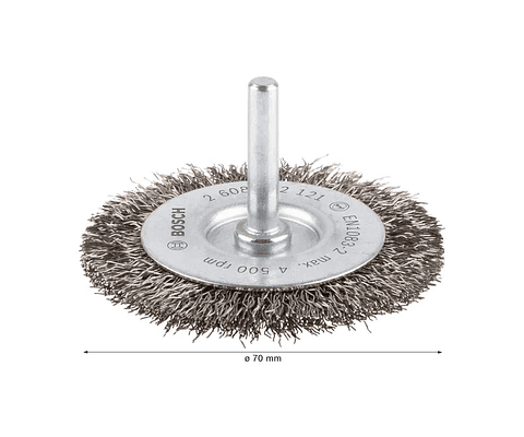 Catrabucha em disco Ø70mm PRO Stainless Steel clean BOSCH