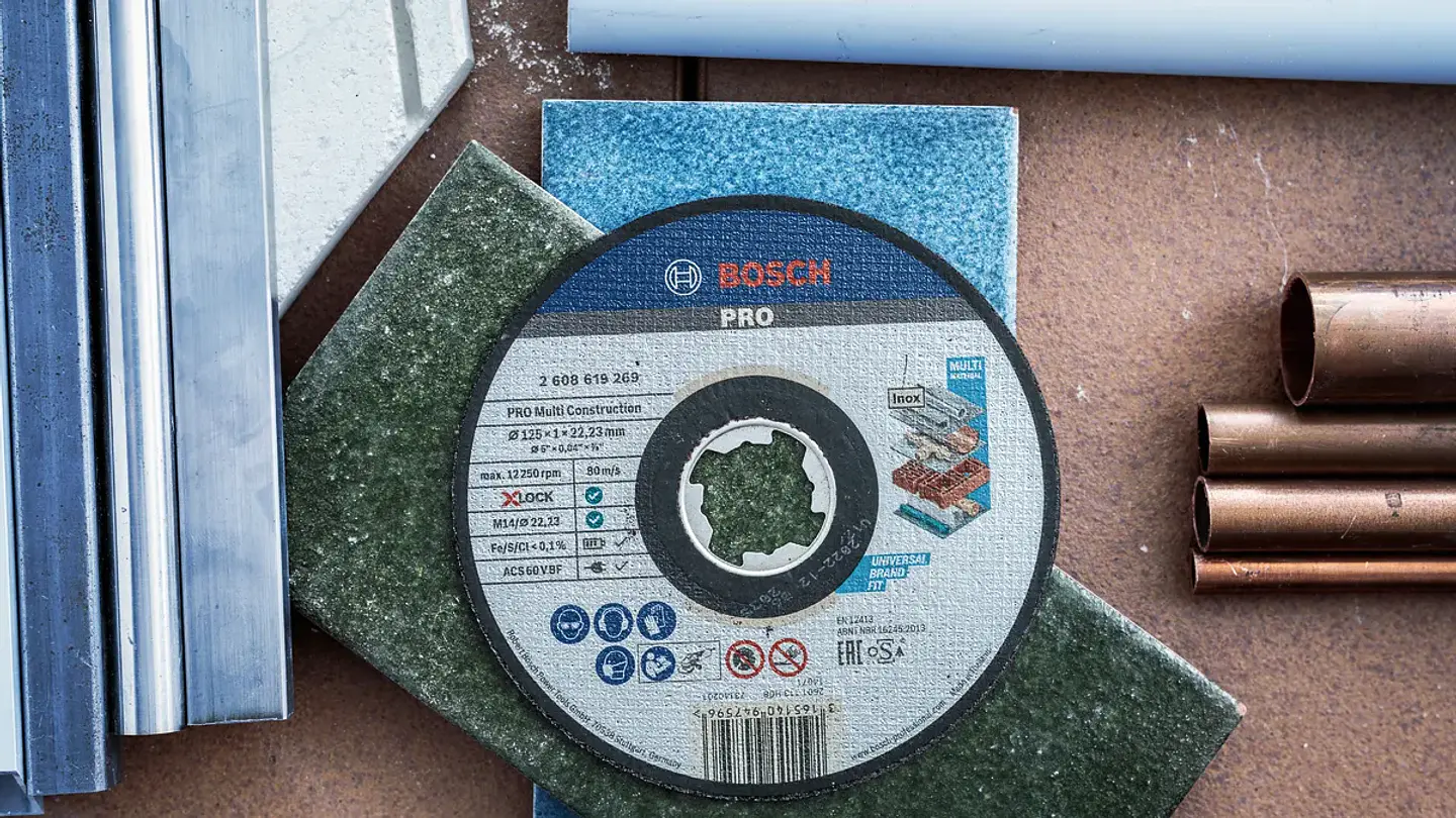 Disco abrasivo Ø115mm PRO Multi Construction colado BOSCH  13