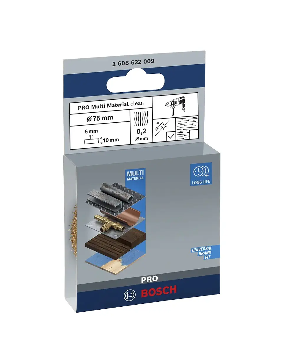 Catrabucha em disco Ø75mm PRO Multi Material clean BOSCH  2