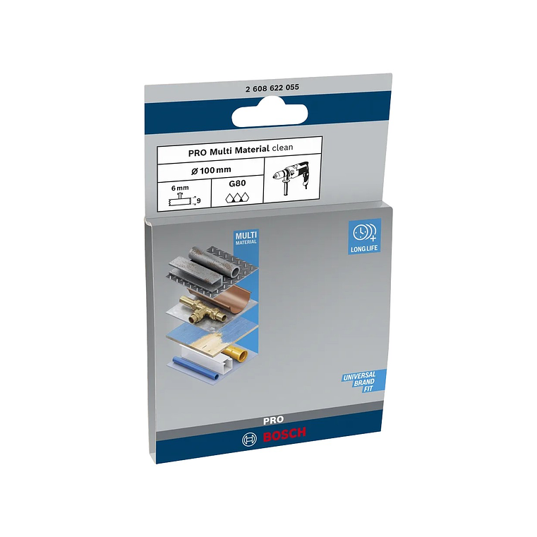 Catrabucha em disco Ø100mm PRO Multi Material clean BOSCH  3