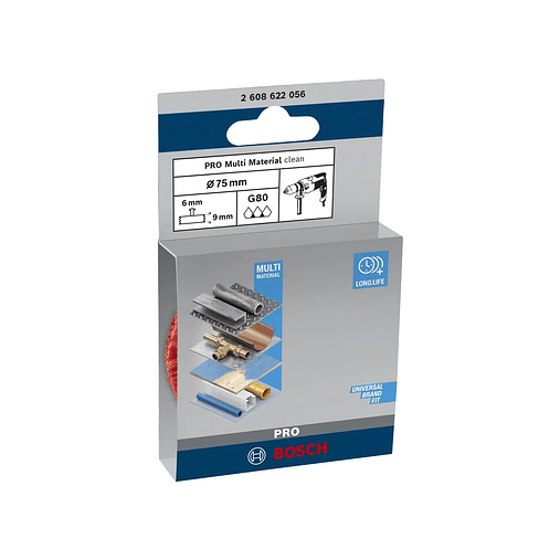 Catrabucha em disco Ø75mm PRO Multi Material clean BOSCH 11
